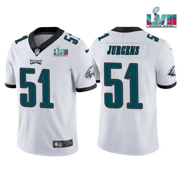 Men & Women & Youth Philadelphia Eagles #51 Cam Jurgens White Super Bowl LVII Vapor Untouchable Limited Stitched Jersey,We sell and wholesale Men & Women & Youth Philadelphia Eagles #51 Cam Jurgens White Super Bowl LVII Vapor Untouchable Limited Stitched Jersey on line form chian!